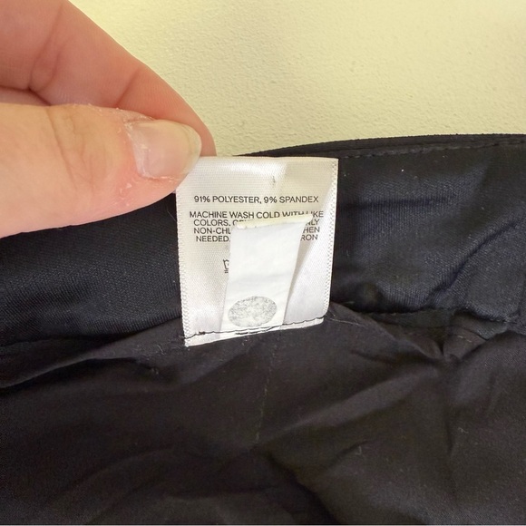 Express Editor Split Ankle Black Dress Pants Trousers Size 6 - Picture 5 of 8